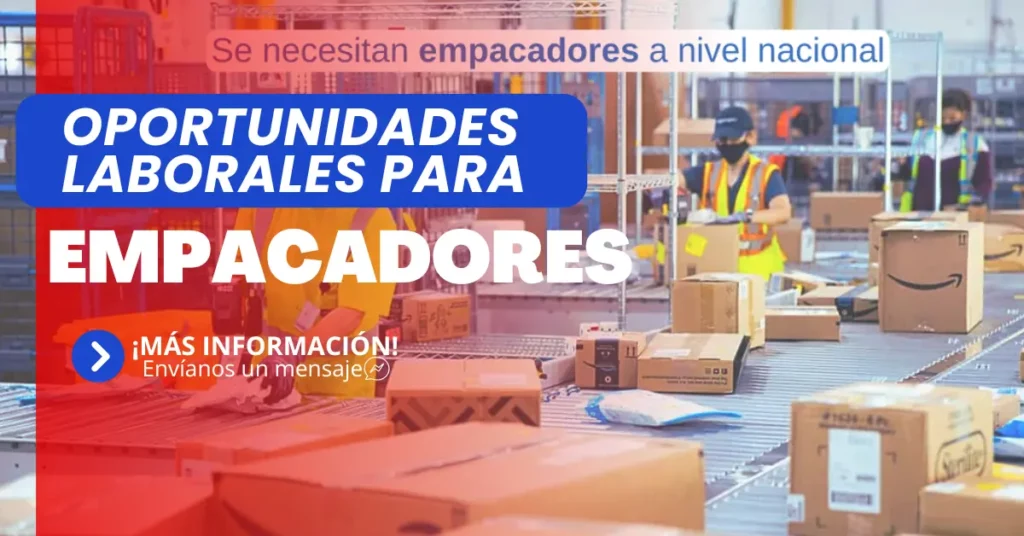 Oportunidad laboral para empacadores
