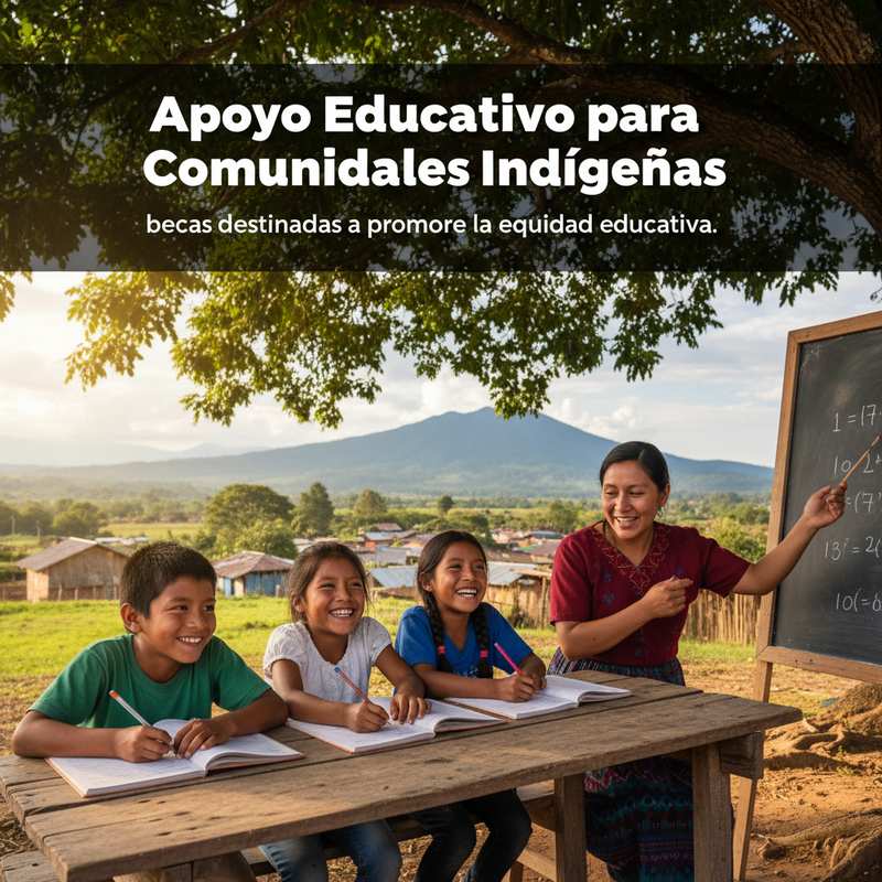 Apoyo Educativo para Comunidades Indígenas: becas destinadas a promover la equidad educativa.