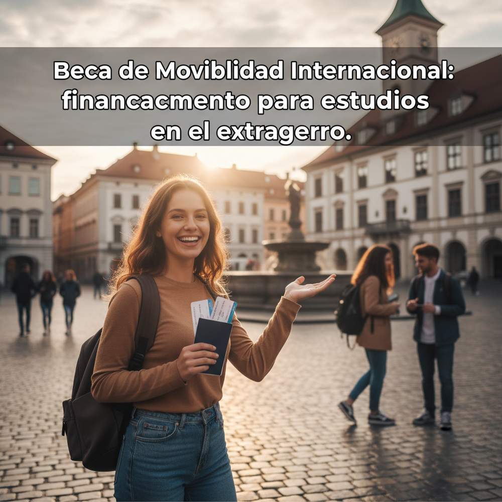 Beca de Movilidad Internacional: financiamiento para estudios en el extranjero.