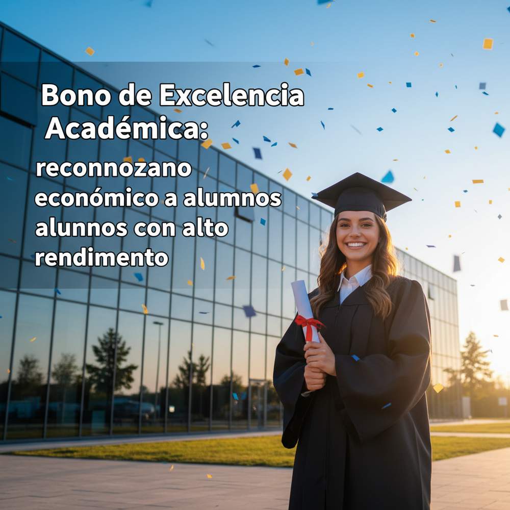Bono de Excelencia Académica: reconocimiento económico a alumnos con alto rendimiento.