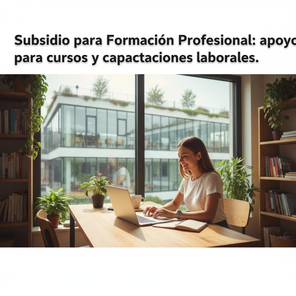Subsidio para Formación Profesional: apoyo para cursos y capacitaciones laborales.